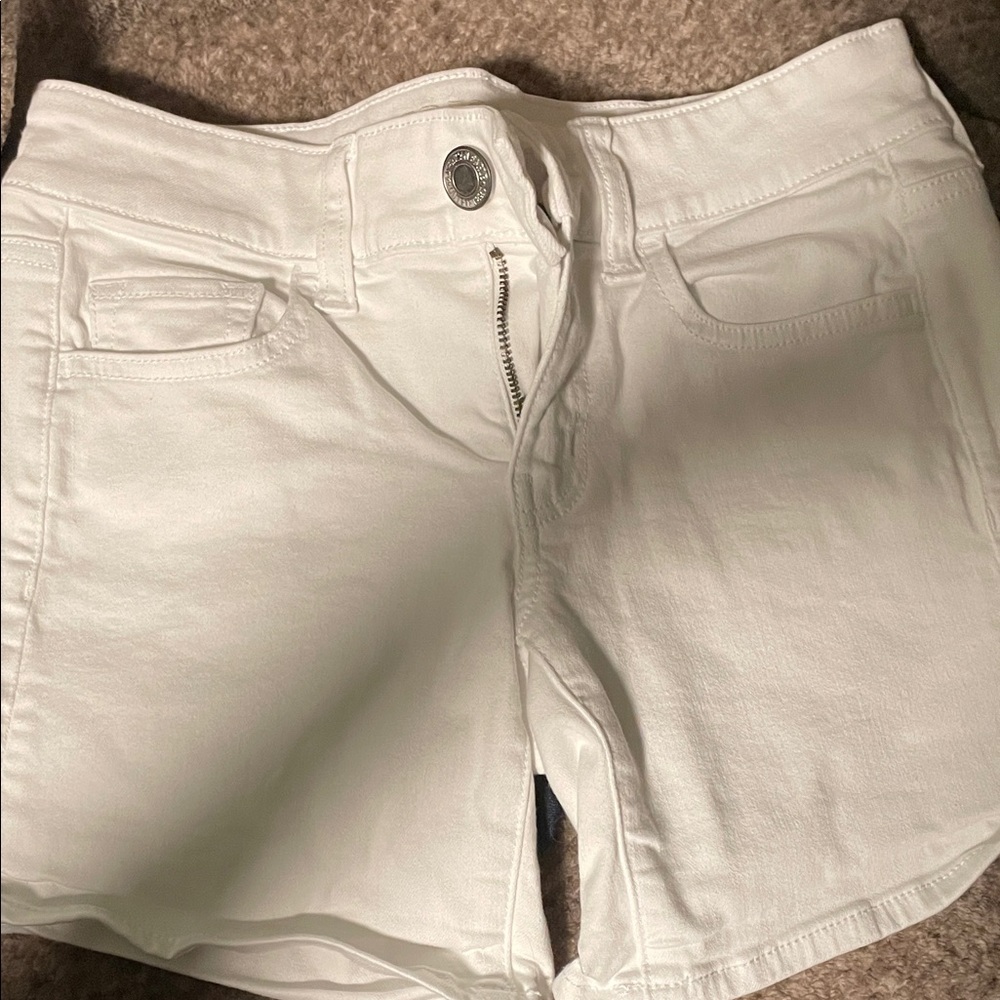 American Eagle Outfitters Crisp White Jean Shorts